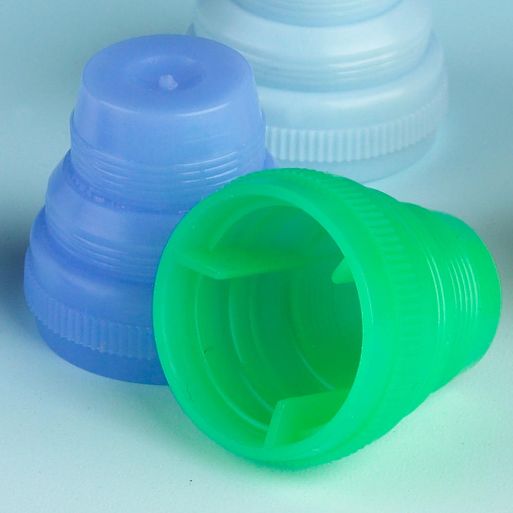 Multi-fit plug cap, green, for 10, 12, 13 & 16mm tubes | GLO1-5529G