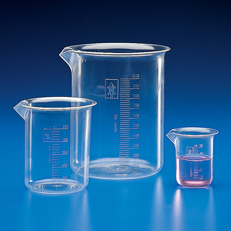 Beaker, 3000mL, PMP (TPX), Molded Graduations CS/2 | GLO1-601330