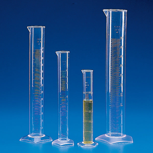 Graduated cylinder, 10mL, PMP (TPX), Molded Graduations CS/10 | GLO1-601570