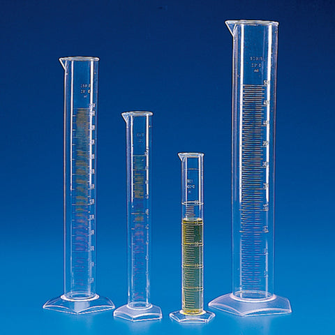 Graduated cylinder, 10mL, PMP (TPX), Molded Graduations CS/10 | GLO1-601570