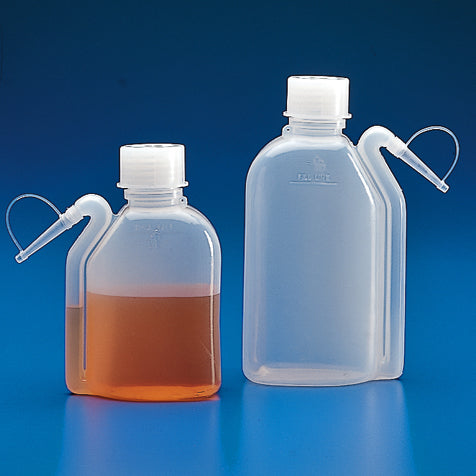 Wash bottle, 250mL, screw cap, HDPE, heavy-duty, CS10 | GLO1-601633