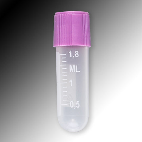 Sample tube, 2mL, PP, external threads, RB, PG | GLO1-6051