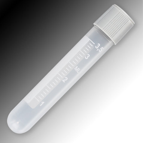 Sample tube, 4mL, PP, external threads, RB, PG | GLO1-6054