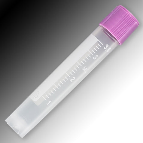 Sample tube, 4mL, PP, external threads, SS, PG | GLO1-6055