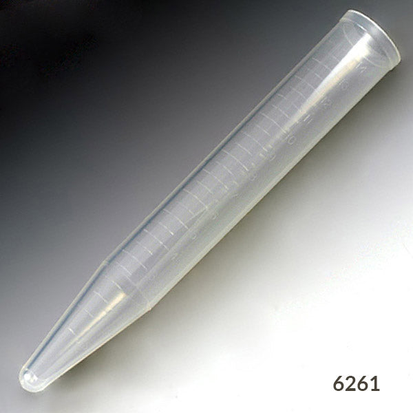 Centrifuge tube, 15mL, PP, MG, no cap, 250/bag | GLO1-6261