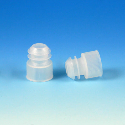 Plug cap, natural, for 15mL centrifuge tubes | GLO1-6263C