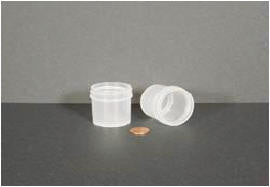 Jar, 30mL, PP, 43mm wide, screwcap #6411 sep. 980/case | GLO1-6367