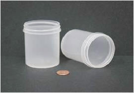 Jar, 120mL, PP, 58mm wide, screwcap #6414 sep. 280/case | GLO1-6377
