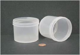 Jar, 120mL, PP, 70mm wide, screwcap #6415 sep. 528/case | GLO1-6381