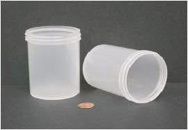 Jar, 240mL, PP, 70mm wide, screwcap #6415 sep. 336/case | GLO1-6387