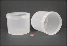 Jar, 960mL, PP, 120mm wide, screwcap #6417 sep. 90/case | GLO1-6407