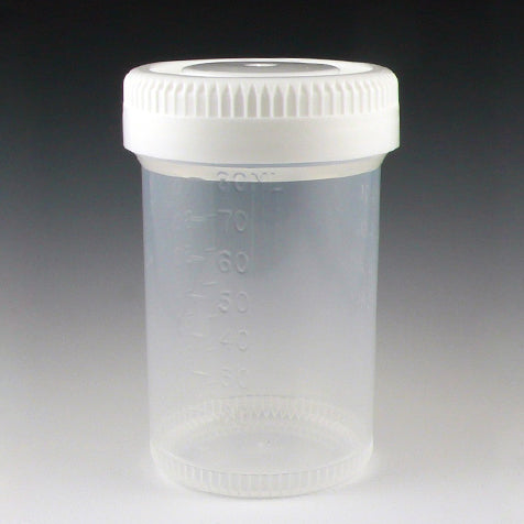 Tite-Rite container, 90mL, PP, 48mm white S-SC, MG | GLO1-6524