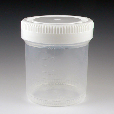 Tite-Rite container, 90mL, PP, 53mm white S-SC, MG | GLO1-6525