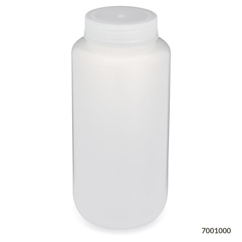 Bottle, Wide Mouth, Round, PP, 1000mL,  | GLO1-7001000