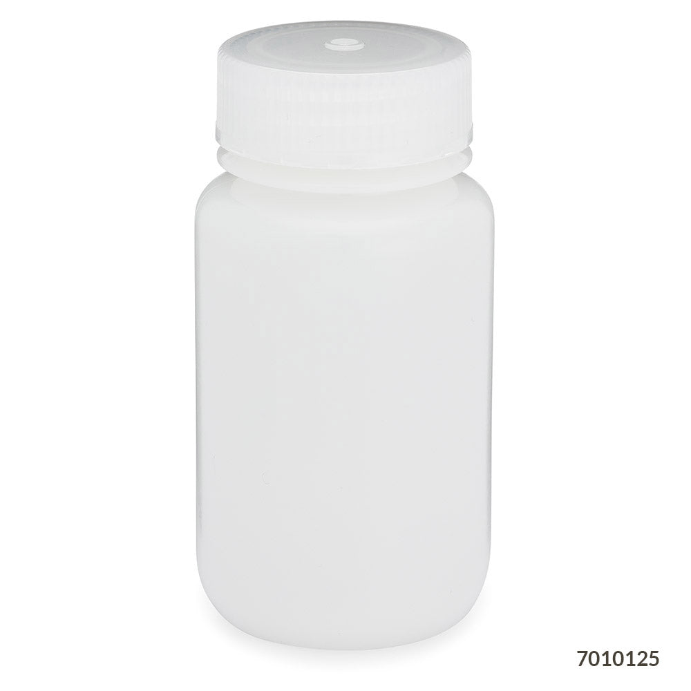 Bottle, Wide Mouth, Round, HDPE, 120mL,  | GLO1-7010125