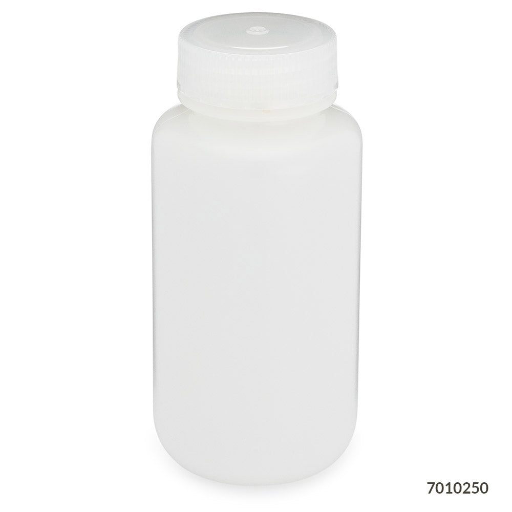 Bottle, Wide Mouth, Round, HDPE, 250mL,  | GLO1-7010250