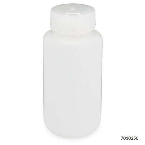 Bottle, Wide Mouth, Round, HDPE, 250mL,  | GLO1-7010250