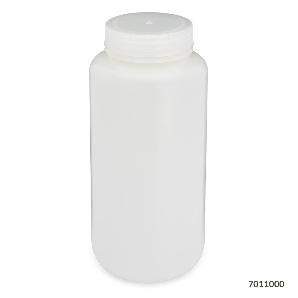 Bottle, Wide Mouth, Round, HDPE, 1000mL,  | GLO1-7011000