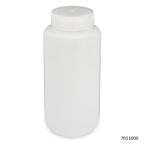 Bottle, Wide Mouth, Round, HDPE, 1000mL,  | GLO1-7011000