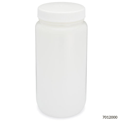 Bottle, Wide Mouth, Round, HDPE, 2000mL,  | GLO1-7012000