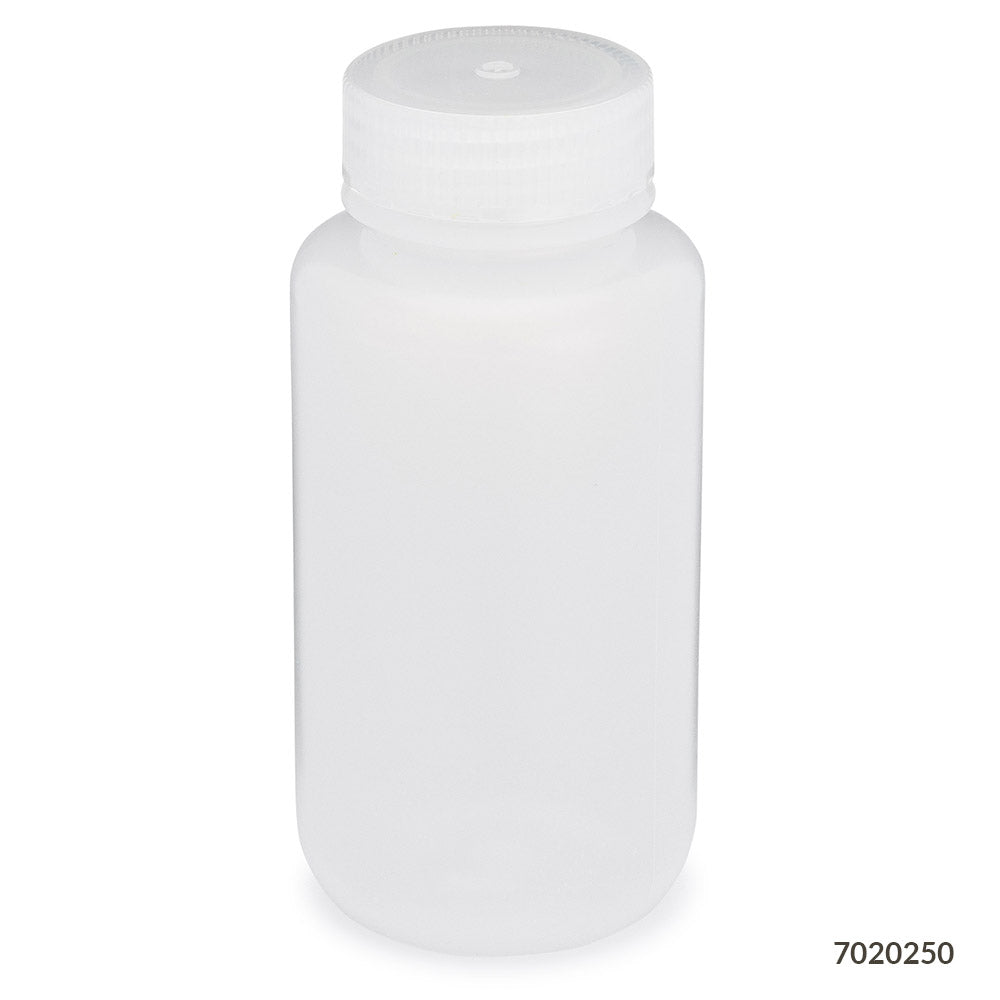 Bottle, Wide Mouth, Round, LDPE, 250mL,  | GLO1-7020250