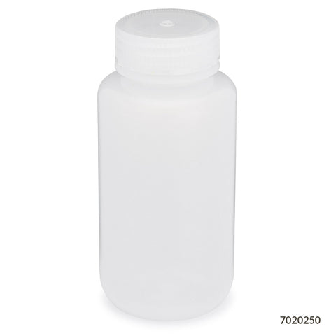 Bottle, Wide Mouth, Round, LDPE, 250mL,  | GLO1-7020250