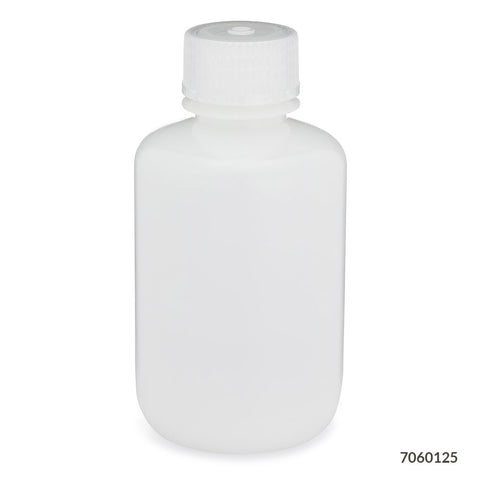 Bottle, Narrow Mouth, Round, HDPE, 125mL,  | GLO1-7060125