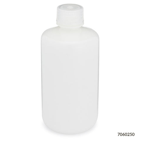 Bottle, Narrow Mouth, Round, HDPE, 250mL,  | GLO1-7060250