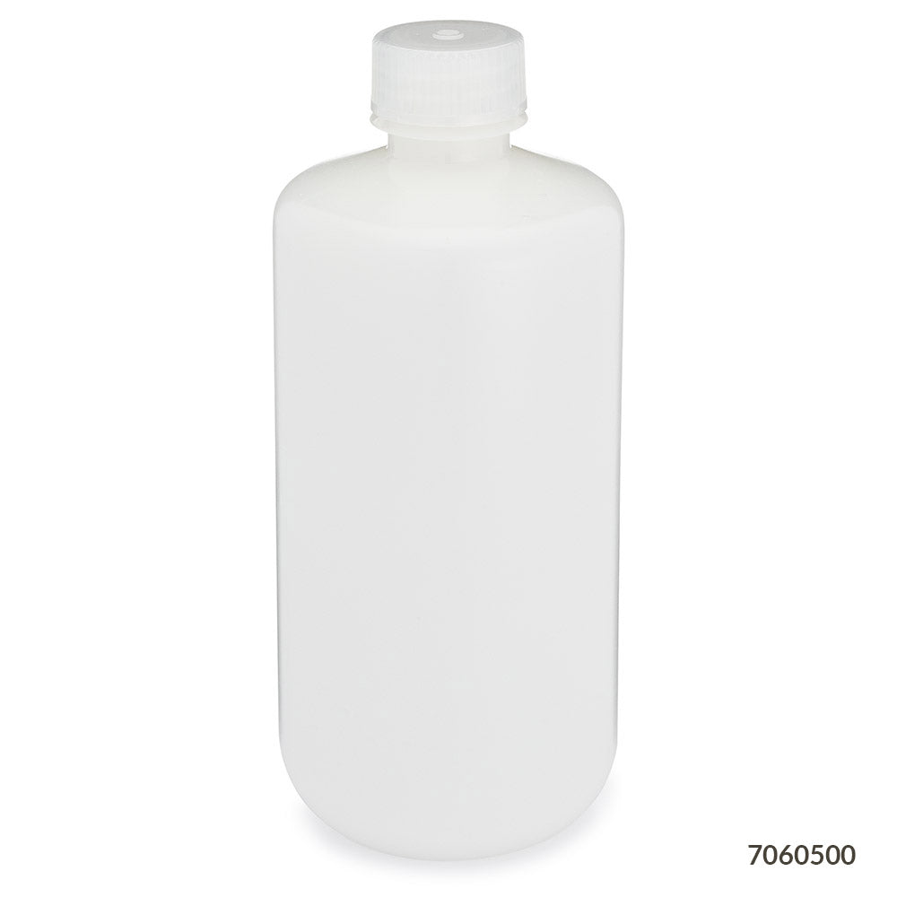 Bottle, Narrow Mouth, Round, HDPE, 500mL,  | GLO1-7060500