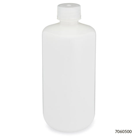 Bottle, Narrow Mouth, Round, HDPE, 500mL,  | GLO1-7060500