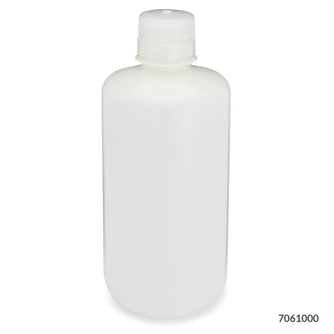 Bottle, Narrow Mouth, Round, HDPE, 1000mL,  | GLO1-7061000