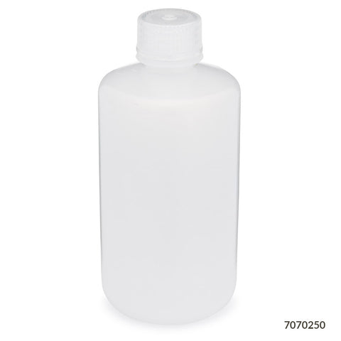 Bottle, Narrow Mouth, Round, LDPE, 250mL,  | GLO1-7070250