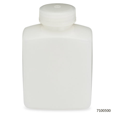 Bottle, Wide Mouth, Rectangular, HDPE, 500mL,  | GLO1-7100500