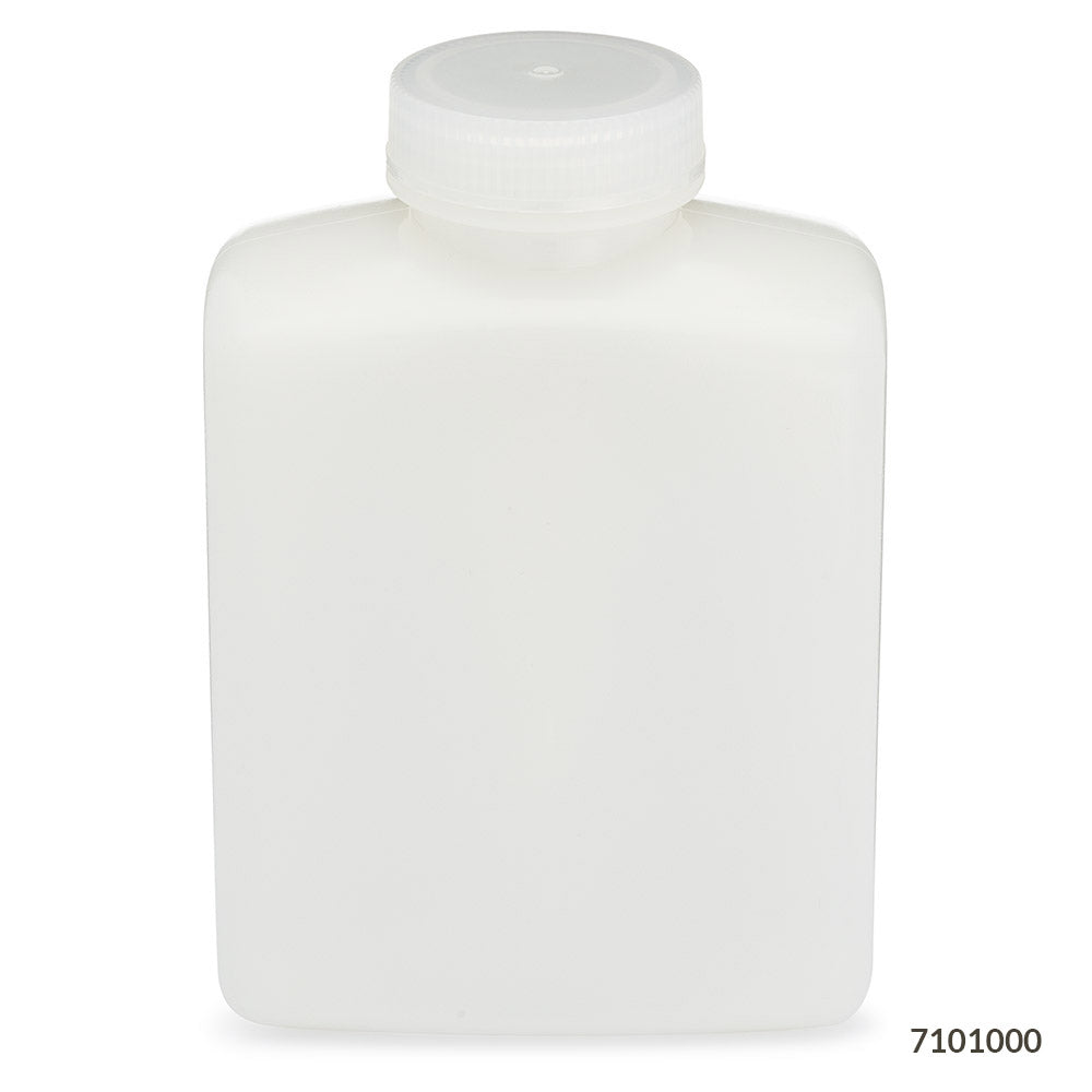 Bottle, Wide Mouth, Rectangular, HDPE, 1000mL,  | GLO1-7101000