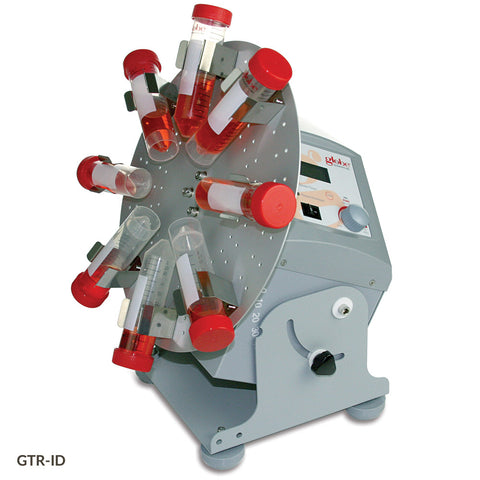 Tube Rotator, Industrial, Digital,120-240v,50/60Hz, Variable Speed and Angle, 8x50ml Disk Included | GLO1-GTR-ID