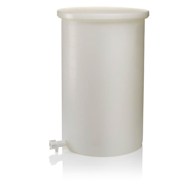 Cylindrical Tank with Cover and Spigot HDPE 5 gallon | Nalgene 11102-0005