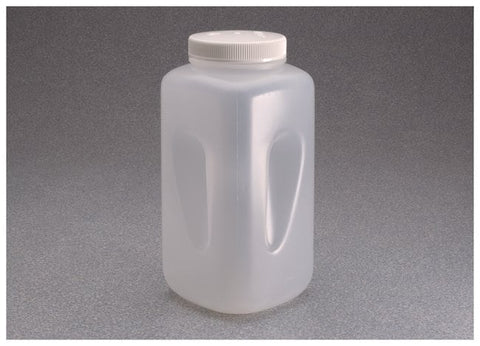 Large Wide-Mouth Square Bottle PP 4 L | Nalgene 2122-0010