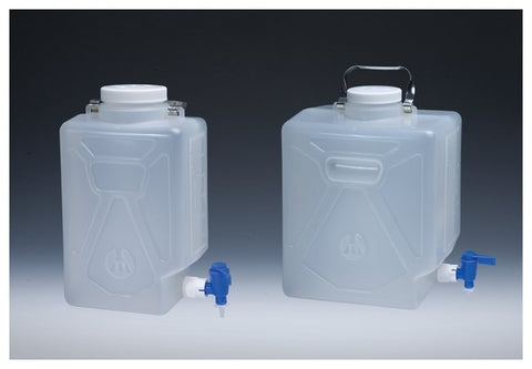 Autoclavable Rectangular Carboy with Spigot PP 9 L | Nalgene 2321-0020