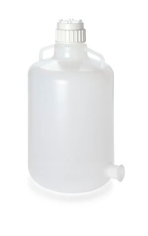 Carboy w/Sanitary Bottom Flange PP 10L | Nalgene 2640-0020