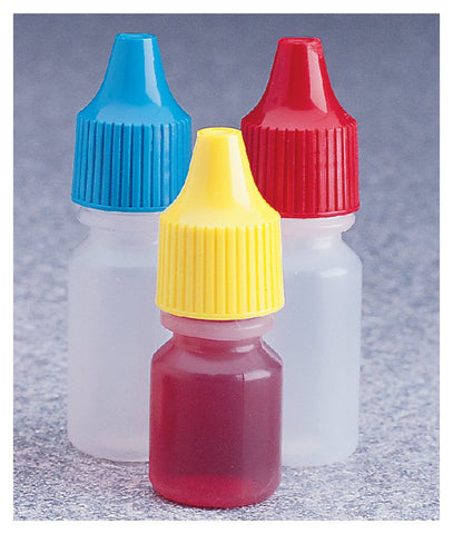 Lab-Pack Dropper Btl LDPE w/Asst Colored Closure 8 mL | Nalgene 2752-9025