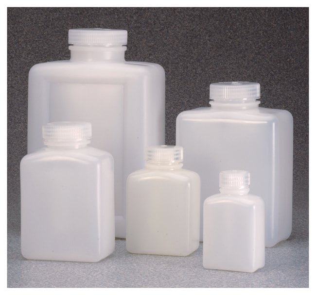 Bottle, Rectangular - HDPE 4 oz / 125 mL (28-415) | Nalgene 312007-0004