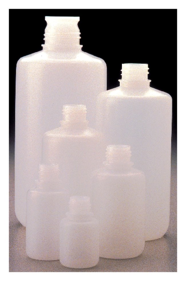 Bottle, Narrow Mouth, Boston Round - HDPE WITHOUT Closure 1 oz / 30 mL (20-415) | Nalgene 362002-0001