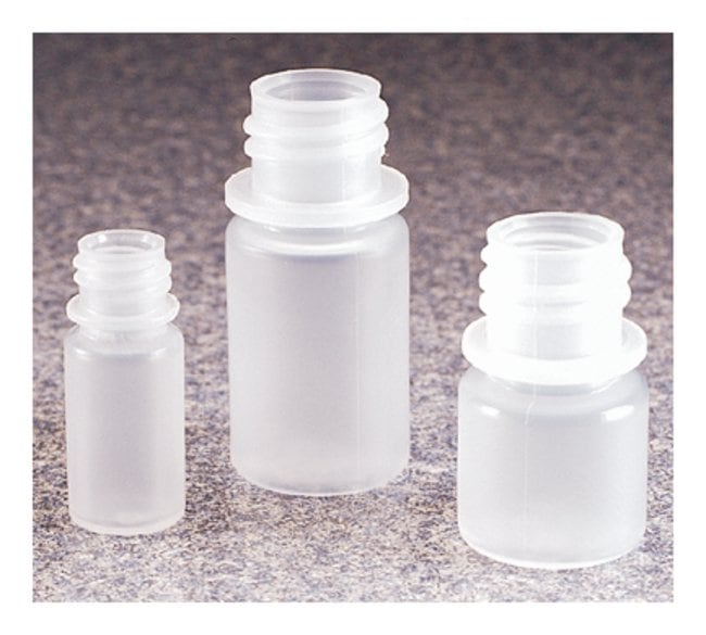 Bottle, Small, Narrow Mouth, Boston Round - HDPE WITHOUT Closure 1/8 oz / 4 mL (13-415) | Nalgene 362002-9125