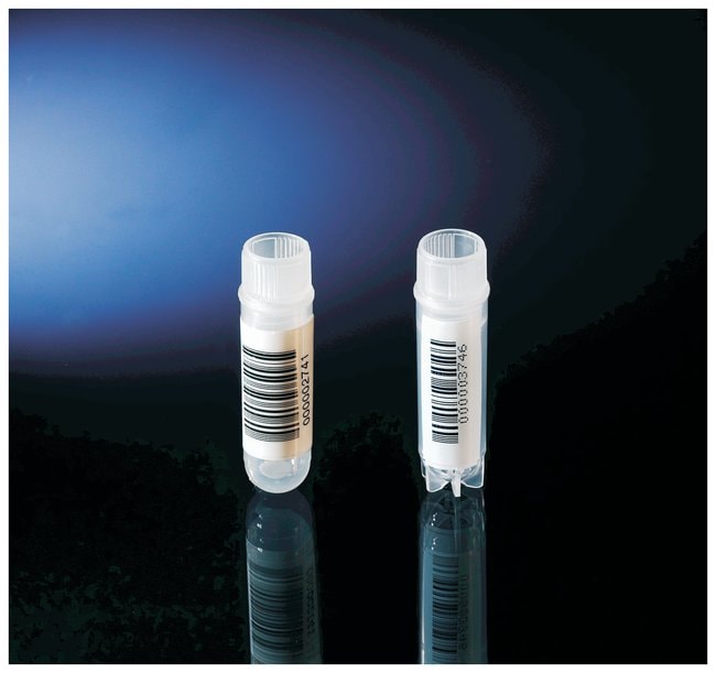 Cryogenic Vial with Bar-Code Sterile PP 1.2 mL | Nalgene 5001-0012