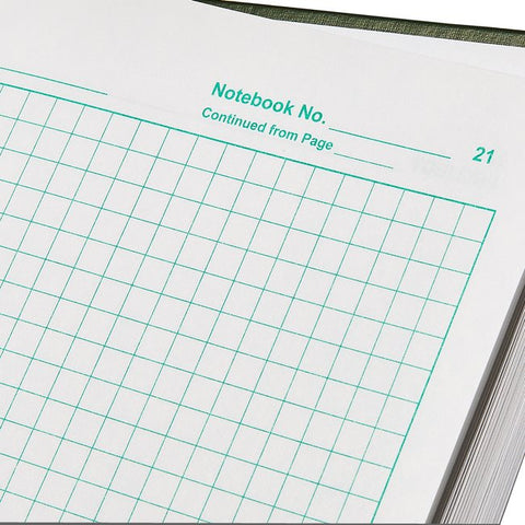 Lab Notebook Paper Lined 21.6 x 27.9 cm | Nalgene 6301-2000