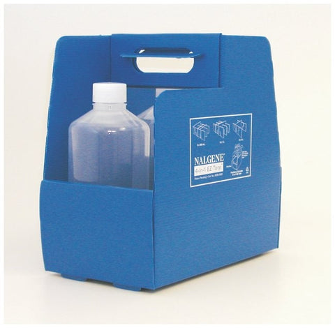 4-in-1 EZ Tote TM HDPE Blue 13L x 8W x 13.5H | Nalgene 6565-0001