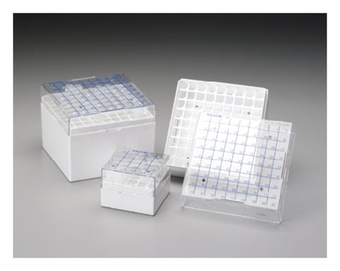 Colored 5026-0909 CryoBox PC with Grey Grid 1.2-2mL, 9x9 Array | Nalgene 867013-0244