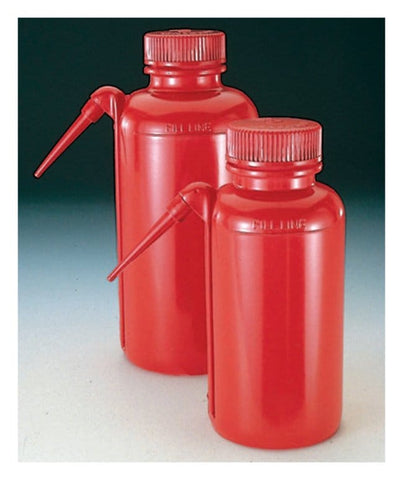 Wash Bottle Unitary™ Red LDPE 250 mL | Nalgene DS2408-0250