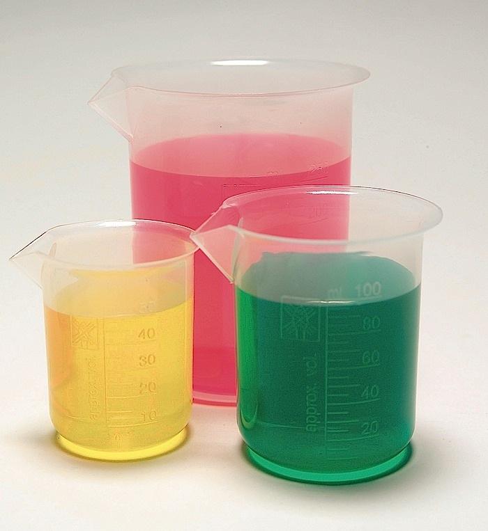 BEAKERS, NEW STYLE, PP, 25ML | UNI1-11110