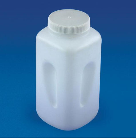 BOTTLE, SQUARE, WIDE MOUTH, PP, 4-LITER (4000ML) | UNI1-33511